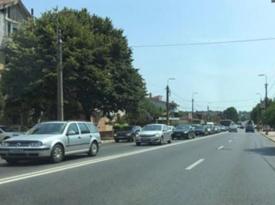 DN39 Constanța – Mangalia Circulația rutieră se desfășoară îngreunat la Agigea
