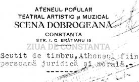 Constanţa de odinioară Oraşul cu cele mai multe societăţi culturale şi cu cele mai puţine lăcaşuri de cultură (documente)