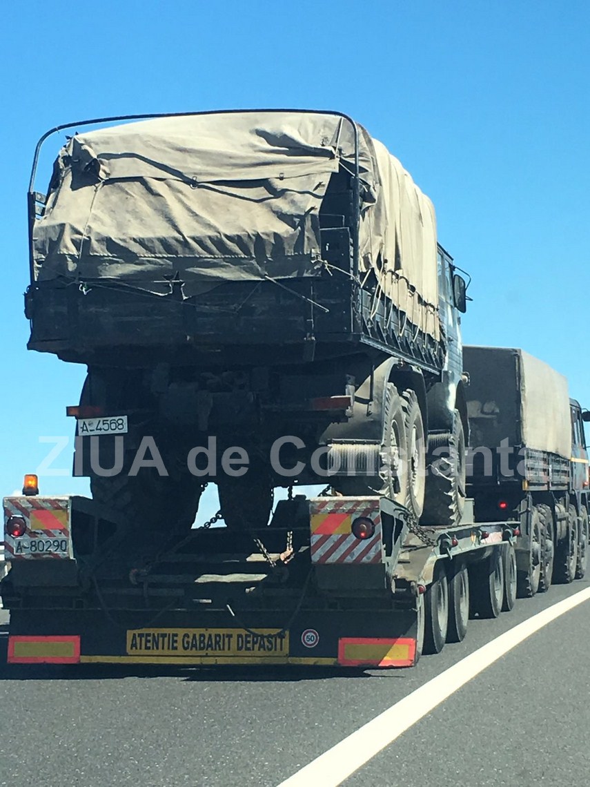 echipament militar transportat pe autostrada galerie foto 605550 echipament militar transportat pe autostrada galerie foto 605550