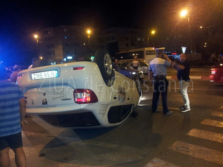 o masina e rasturnata in zona inel ii 605816 o masina e rasturnata in zona inel ii 605816