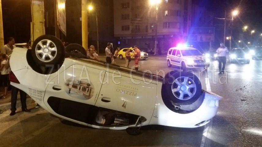 o masina e rasturnata in zona inel ii 605816 o masina e rasturnata in zona inel ii 605816