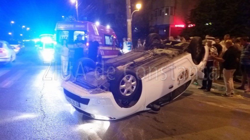 o masina e rasturnata in zona inel ii 605816 o masina e rasturnata in zona inel ii 605816