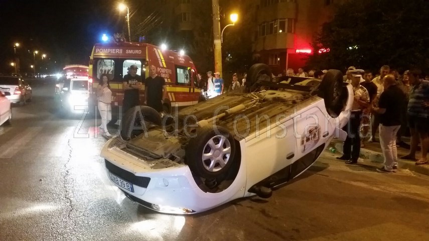 o masina e rasturnata in zona inel ii 605816 o masina e rasturnata in zona inel ii 605816