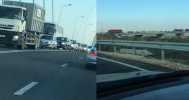 Atenție, șoferi!Cozi infernale pe noul pod de la Constanța (galerie foto)