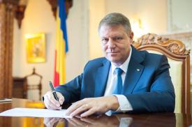 Decrete semnate, azi, de președintele României, Klaus Iohannis