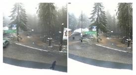 Ninge în septembrie, ca în decembrie! Prima zăpadă din acest an (galerie foto)