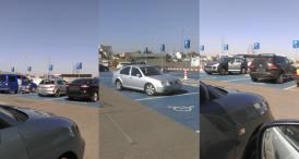 Locurile destinate pentru persoanele cu handicap, „asaltate” de șoferii fără scrupule (galerie foto)