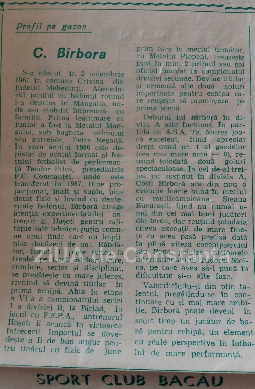 astazi e ziua de nastere a fostului fotbalist constantin birbora 609292 astazi e ziua de nastere a fostului fotbalist constantin birbora 609292