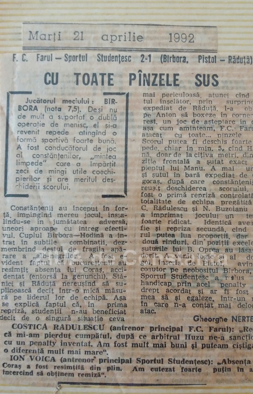 astazi e ziua de nastere a fostului fotbalist constantin birbora 609292 astazi e ziua de nastere a fostului fotbalist constantin birbora 609292