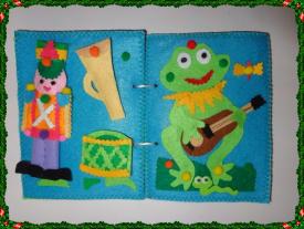 Handmade by Carmen Petrişor Carte senzoriala pentru copii!