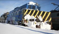 CFR Călători Se circulă cu plug antemergător pe ruta București-Constanța