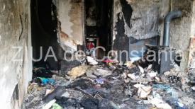 Casa unor constănţeni, transformată în ruină după un incendiu violent (fotoreportaj+video)  