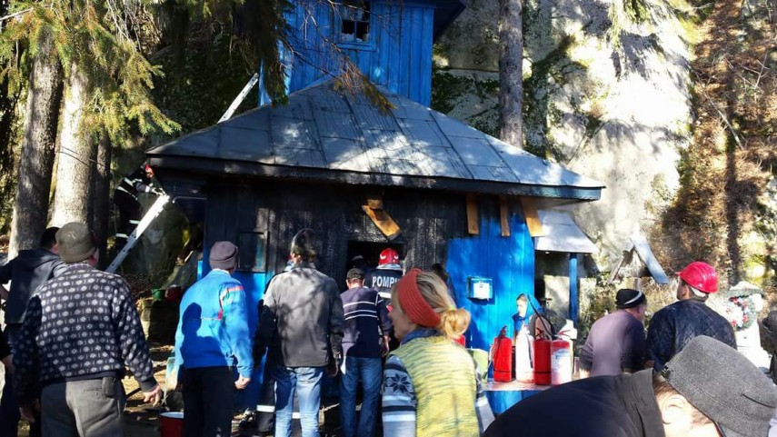 cum arata biserica rupestra din alunis devastata de incendiu galerie foto 616722 cum arata biserica rupestra din alunis devastata de incendiu galerie foto 616722