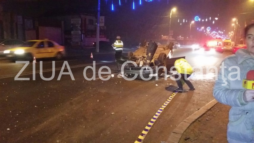accident grav la constanta o masina s a rasturnat 618325 accident grav la constanta o masina s a rasturnat 618325