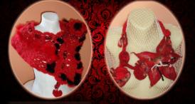 Handmade by Carmen Petrişor Rosu pentru Revelion!