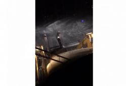 UPDATE. Autobuze în spatele utilajelor de deszăpezire Între Negru Vodă și Mangalia, există zone cu zăpadă troienită (video) 