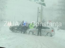 Drumul dintre Mamaia și Năvodari a fost închis! (galerie foto)
