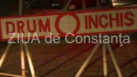 Județul Constanța. Cod Portocaliu. Drumuri închise. Zeci de mașini blocate. Microbuz între nămeți (video) 