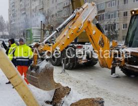 Avaria care afecta stâlpii de iluminat de pe bulevardul Tomis a fost remediată (galerie foto) 