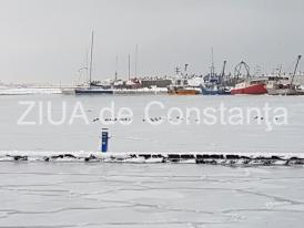 Fotoreportaj Portul Turistic Tomis, sub vraja iernii, a gerului și a gheții (foto+video)      