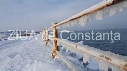 Iarna a lovit din nou crunt Constanța Bilanțul celui de-al doilea episod al gerului aprig din județ