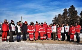 Ajutoare umanitare prin campania #Selfieless, pentru locuitorii unui sat din județul Constanța