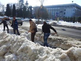 Bicicliștii constănțeni, în acţiune, pe bulevardul Tomis 