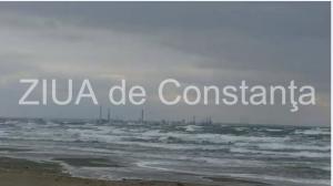Județul Constanța. Porturi închise din cauza vântului și a gheții. Ce forță are vântul și cât de înalte sunt valurile