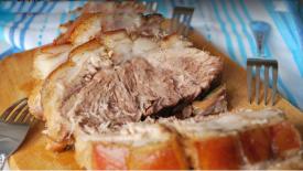 Friptura de porc cu şorici la cuptor (video)