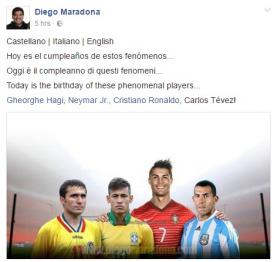 Diego Maradona, mesaj cu ocazia zilei de naștere a lui Hagi