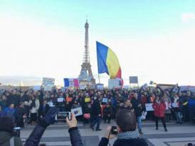 Românii din Franța se alătură protestelor 