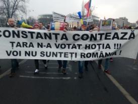 Ziua a șasea. Constănțenii protestează și în București