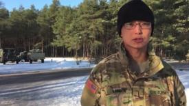 Sublocotenetul Gunbold Ligden se pregăteşte de venirea la Mihail Kogălniceanu (video)