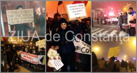 LIVE TEXT. 3.000 de oameni în stradă! A şaptea zi de proteste. Se desfășoară noi manifestaţii în Constanţa (galerie foto + video)  