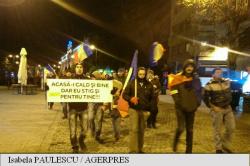 Câte o mie de protestatari împotriva Guvernului Grindeanu, în stradă la Cluj și Sibiu