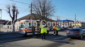 Accident rutier pe bulevardul I. C. Brătianu din Constanța (galerie foto+video) 