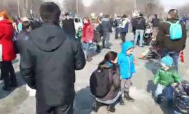 Protest București Părinții sunt din nou cu copiii, în Piața Victoriei