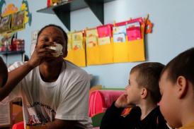 Grădinița Steluțele Mării din Constanța a primit vizita militarilor americani