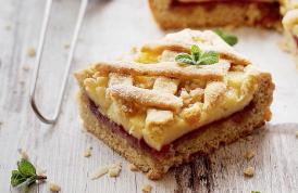 Tarta de post cu crema caramel