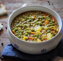 Mancare de mazare de post