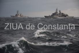 Sute de militari din România, Marea Britanie şi Statele Unite desfăşoară un antrenament în Marea Neagră