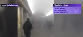 Explozie la Sankt Petersburg. Ce spune o româncă - „Noi aici ne credeam toți în siguranță”