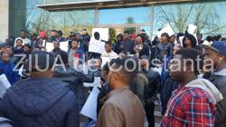 Studenţii nigerieni îşi strigă nemulţumirile, într-un protest la Constanţa! (galerie foto)  