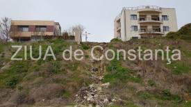 Pericol. Faleză Nord! O porţiune de mal s-a surpat la Constanţa (galerie foto+video)   