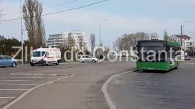 UPDATE Constanţa. O femeie şi-a prins mâna între uşile autobuzului! (galerie foto+video)    