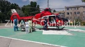 UPDATE Intervenţie de urgenţă a elicopterului SMURD, la Năvodari. Adolescent, muşcat de cal. A leşinat din cauza durerii   
