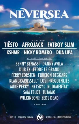 Artista fenomen, Dua Lipa, vine la Constanţa la Neversea. Cine mai urcă pe scena festivalului de la malul mării