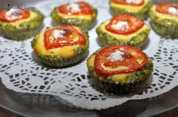Brioşe cu spanac şi brânză feta