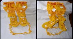 Handmade by Carmen Petrişor Din colecţia „Cizme de vara\