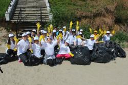 Plaja Faleză Nord, ecologizată de Polaris M Holding SRL şi Clubul Lions Constanţa Balkanica (galerie foto)